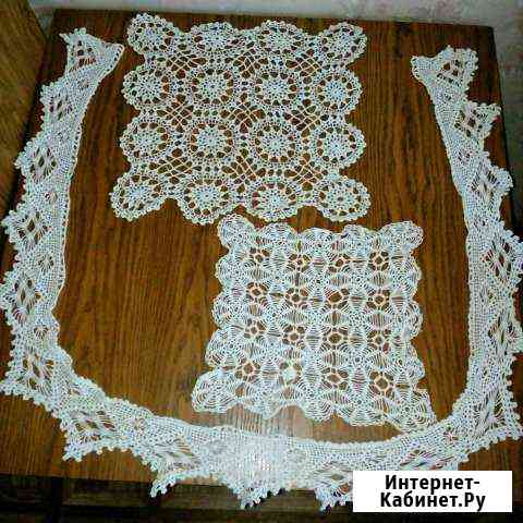 Салфетки и кайма ажурные вязаные Новосибирск