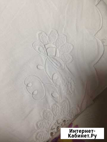 Пододеяльник х/б новый белый Симферополь - изображение 1