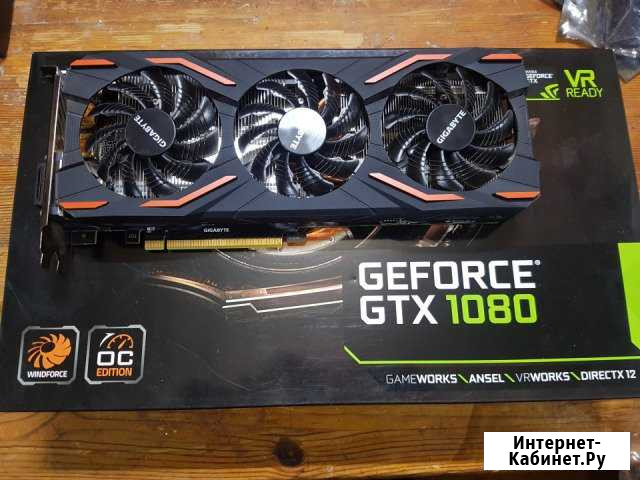 Видеокарта gigabyte GeForce GTX 1080 OC 8G Тверь - изображение 1