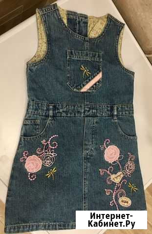 Джинсовый сарафан mothercare Красногорск - изображение 1