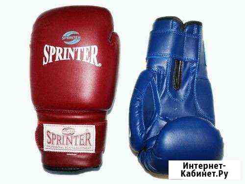 Sprinter club Перчатки бокс. Красные 12 и 14Oz Калининград