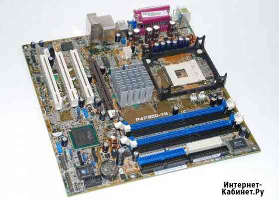 Материнки Asus p4p800-vm (не исправная), gigabyte Новосибирск