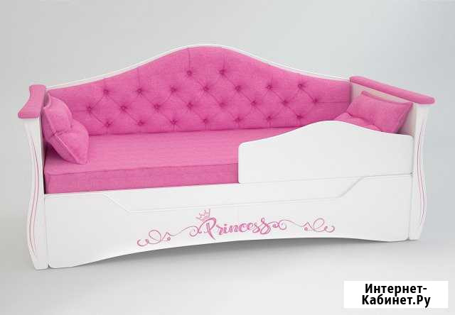 Диван кровать для девочки с каретной стяжкой Астрахань - изображение 1