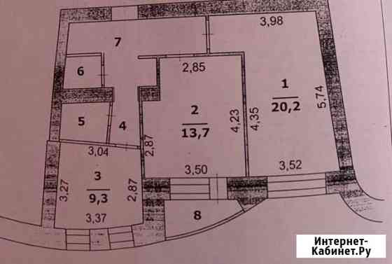 2-к квартира, 60 кв.м., 9/11 эт. Белгород
