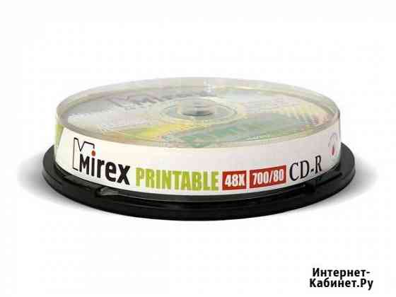 Диски CD-R Mirex 700 Mb 48х Cake Box 10 Printable Воронеж