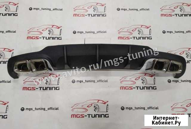 Диффузор с насадками Mercedes C-class w204 C63 AMG Сочи - изображение 1