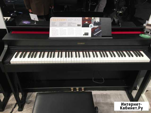 Пианино Casio AP-470 BK + доставка бесплатно Екатеринбург - изображение 1