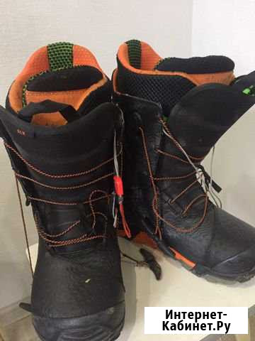 Burton slx размер 10.5 русский 42.5(27.5 см по сте Волгореченск - изображение 1