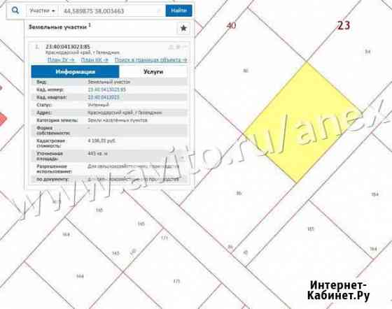 Участок 4.5 сот. (СНТ, ДНП) Геленджик