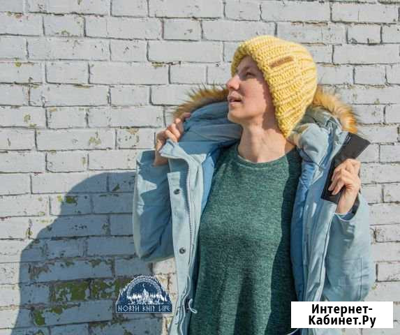 Вязаная, шапка из шерсти альпака Петропавловск-Камчатский - изображение 1