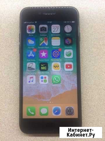iPhone 7 чёрный 128Gb Биробиджан - изображение 1