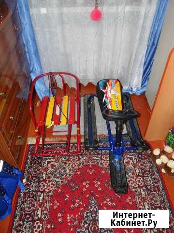 Продаю снегокат, санки отдам в подарок Балаково - изображение 1