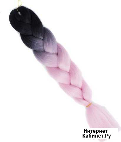 Канекалон для плетения кос двухцветный Калининград - изображение 1