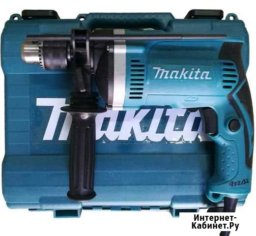Дрель ударная Макита с набором в кейсе Иваново - изображение 1