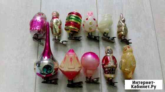 Игрушки ёлочные времён СССР Курган