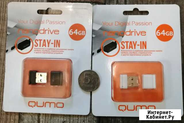 Нано USB флешка 64Гб Петрозаводск - изображение 1