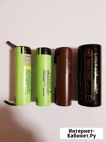 Оригинальные аккумуляторы 18650, 26650 Калининград - изображение 1