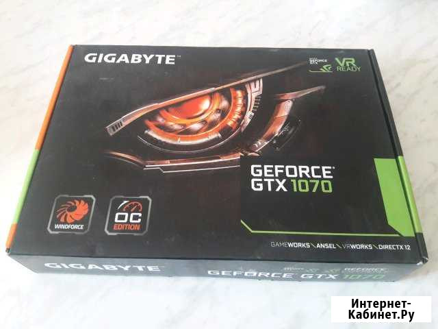 Видеокарта gigabyte geforce GTX 1070 Бугульма - изображение 1