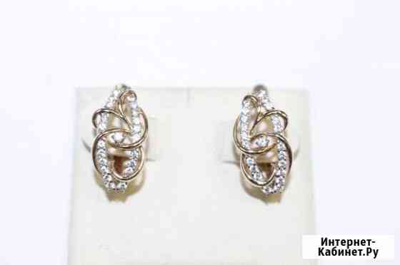Золотые Серьги 010659А Красноярск