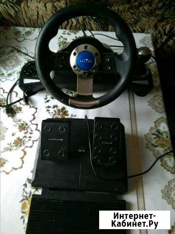 Продам игровой руль (Почти новый) Анапа - изображение 1