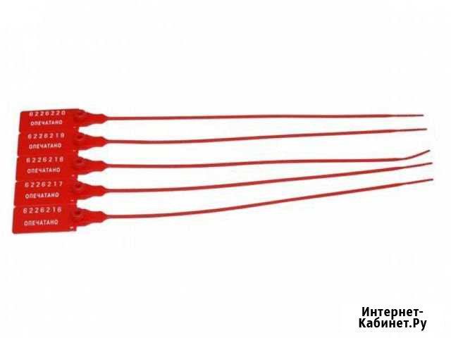 Пломбы пластиковые номерные, самофиксирующиеся Псков - изображение 1