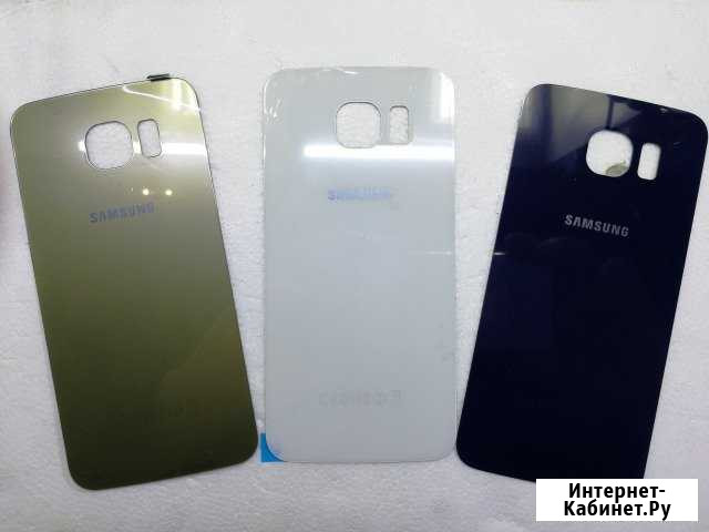 Задняя крышка SAMSUNG Galaxy S6 SM-G920F 3 цвета Казань - изображение 1