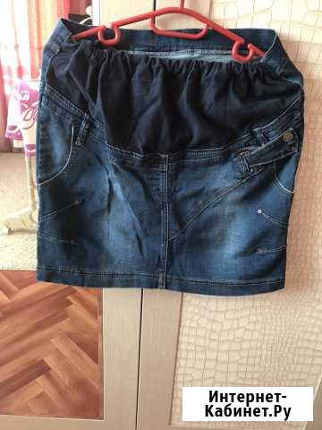 Юбка джинсовая для беременных Благовещенск - изображение 1