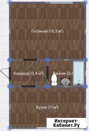 Дом 33.1 кв.м. на участке 10 сот. Виля