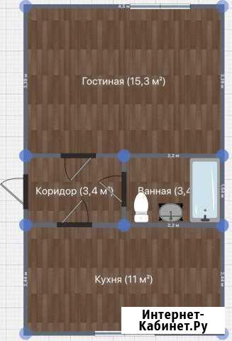 Дом 33.1 кв.м. на участке 10 сот. Виля - изображение 1