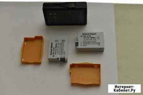 2 аккумулятора для Canon и USB-зарядное устройство Калининград