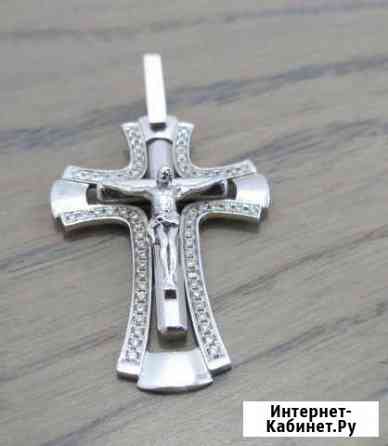 Подвеска, белое золото с бриллиантами Воронеж