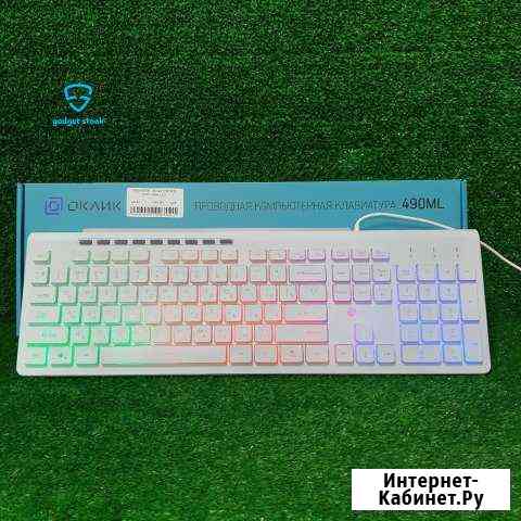 Клавиатура Oklick 490ML белый slim Архангельск
