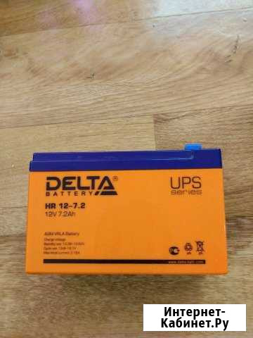 Аккумулятор Delta hr12v 7,2 Ah Пермь - изображение 1
