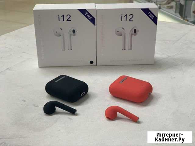 Сенсорные беспроводные наушники i12 Набережные Челны - изображение 1