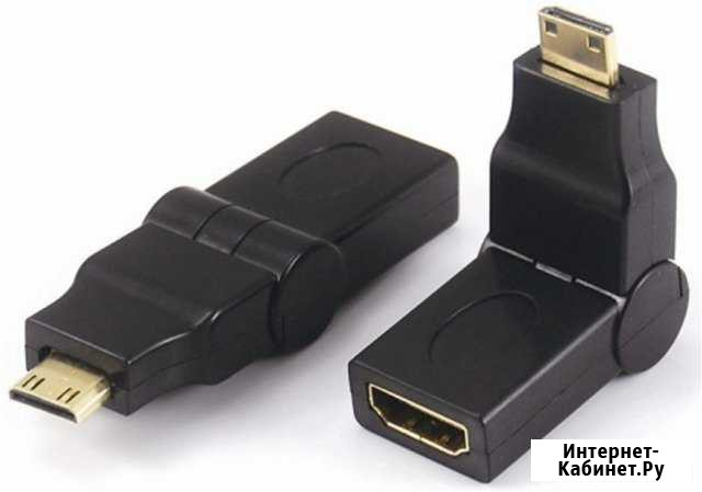 Переходник с hdmi на mini hdmi вращающийся Белгород - изображение 1