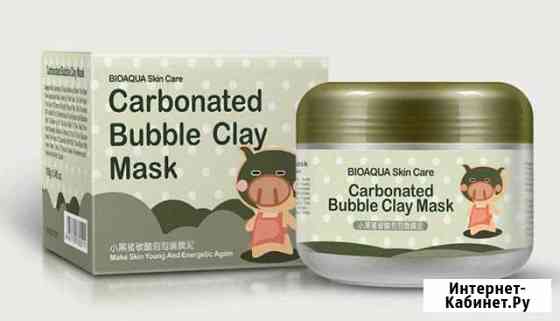 Маска для лица bioaqua Carbonated Bubble Clay Mask Новокузнецк