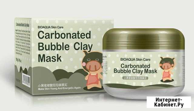 Маска для лица bioaqua Carbonated Bubble Clay Mask Новокузнецк - изображение 1