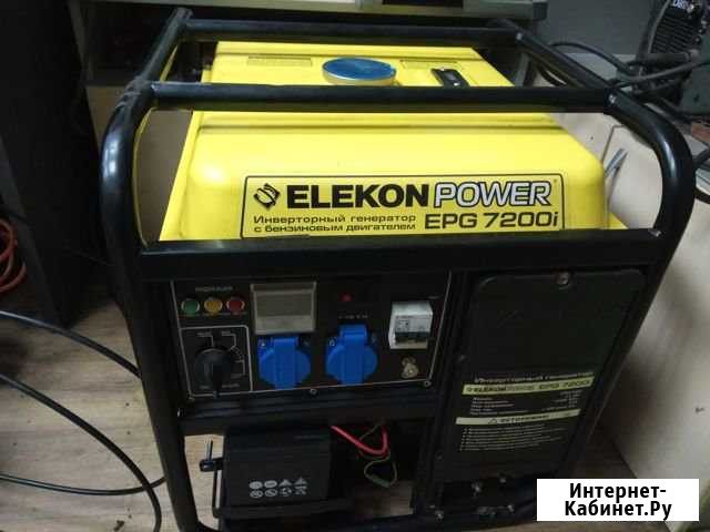 Бензиновый генератор elekon 7200i 7,2кВт Красноярск - изображение 1