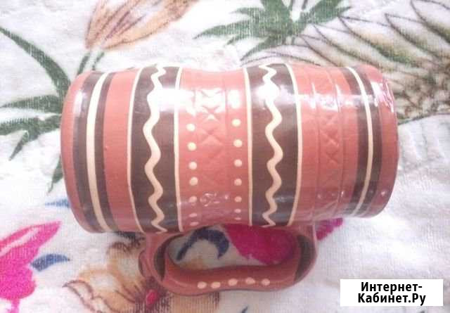 Кружка из глины СССР Усолье-Сибирское - изображение 1