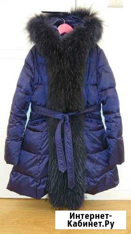 Зимнее пальто Kiwiland, р. 140-146 Санкт-Петербург - изображение 1