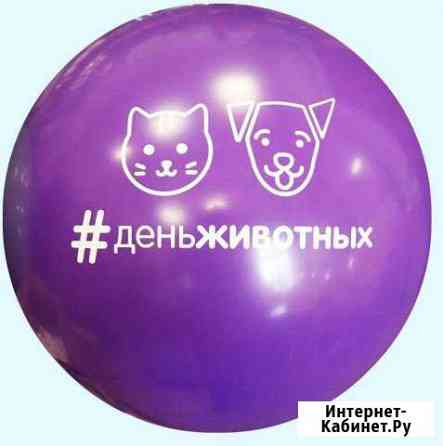 Воздушные шары с печатью и любой надписью Кострома