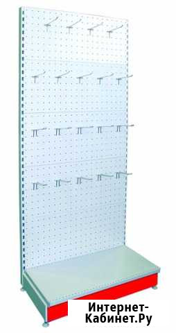 Стеллаж для магазина пристенный 1.65м перфорир Владикавказ - изображение 1
