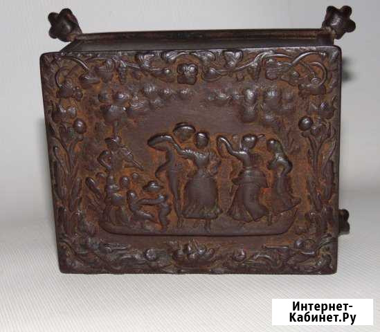 Шкатулка Танцы-Менуэт, Касли, Г. Тепляков, 1902 г Саратов - изображение 1