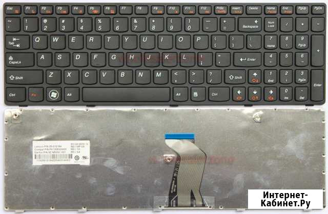 Клавиатура для ноутбука lenovo Z560 Z565 G570 G575 Новосибирск - изображение 1