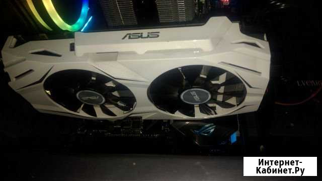 Видеокарта GTX1070 asus dual white Кумертау - изображение 1