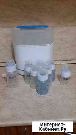 Стерилизатор Philips avent + комплект из 8 бутылок Мурманск
