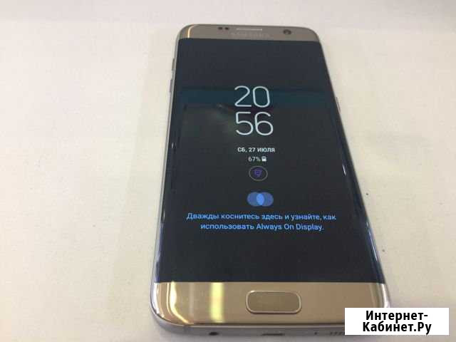 SAMSUNG S7 Edge 32 GB (Ослепительная платина) Новосибирск - изображение 1