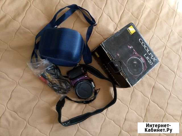 Фотоаппарат nikon colpix L820 с чехлом Мончегорск - изображение 1
