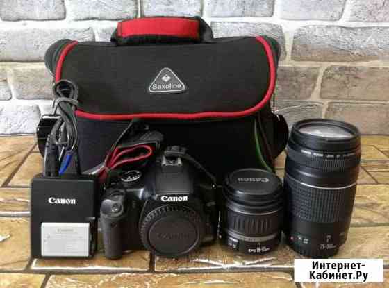 Canon EOS 450D Kit 18-50 + 75-300 + сумка + SD 2Гб Электросталь