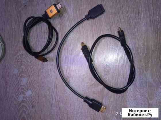 Кабель hdmi- hdmi Micro, DVI -hdmi переходник Снегири